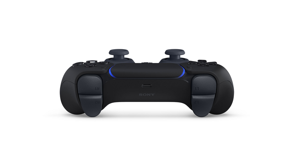 Sony PS5 DualSense Wireless Controller in Midnight Black, view 2