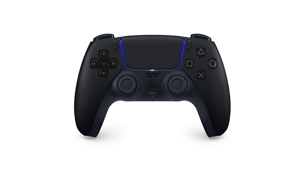Sony PS5 DualSense Wireless Controller in Midnight Black, view 1