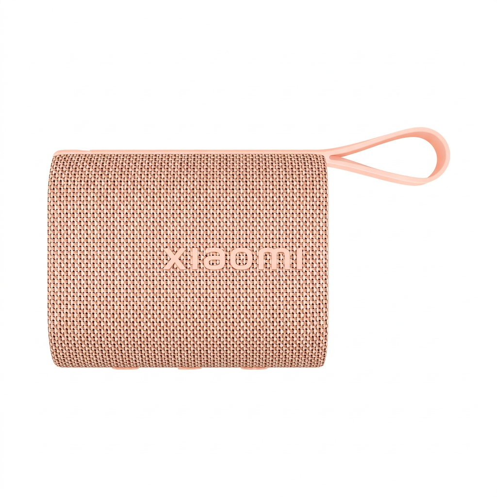 Xiaomi Sound Pocket in Pink, front view on white background
