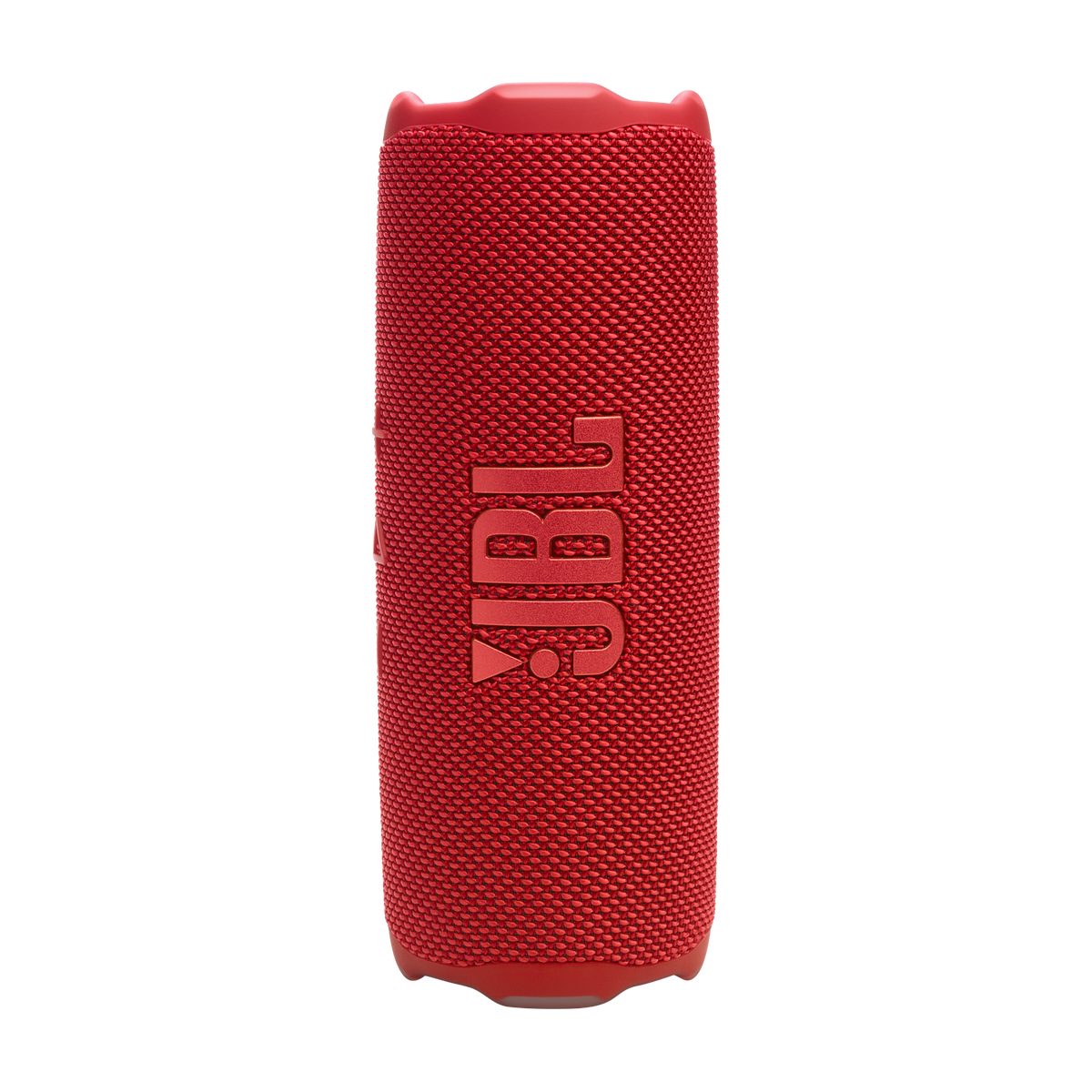 JBL Flip 7 portable Bluetooth speaker in Red, front view